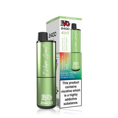 IVG 2400 Disposable Kit 2% - 4-in-1 Apple Edition