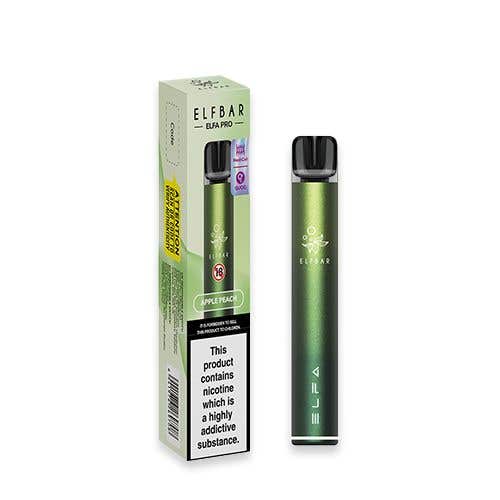 Elf Bar Elfa PRO Pod Kit - Aurora Green with Apple Peach