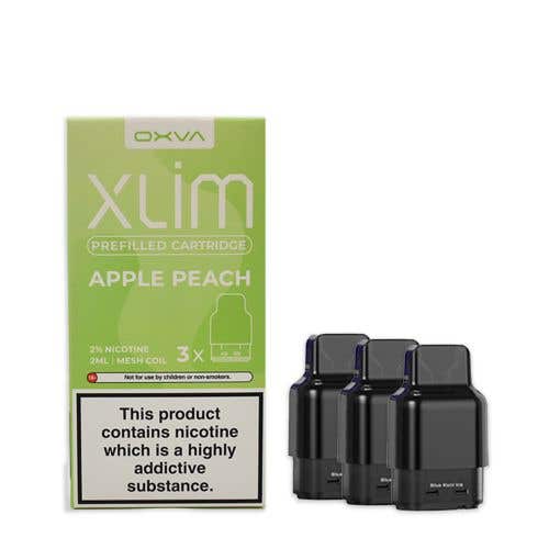 Oxva Xlim Prefilled E-Liquid Pod Cartridges - 20mg - Apple Peach