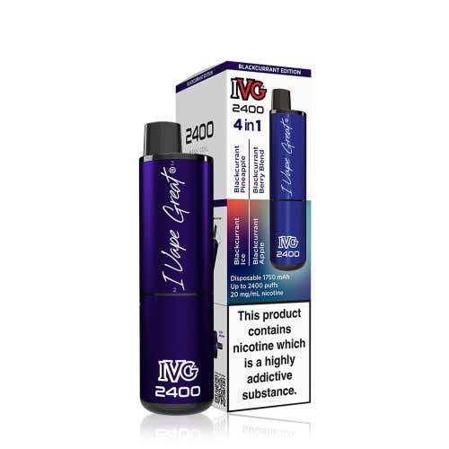 IVG 2400 Disposable Kit 2% - 4-in-1 Blackcurrant Edition