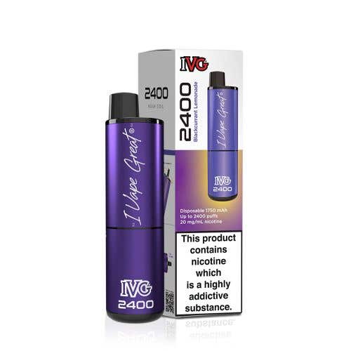 IVG 2400 Disposable Vape Kit - Blackcurrant Lemonade