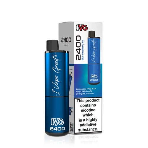 IVG 2400 Disposable Vape Kit - Blue Raspberry Ice