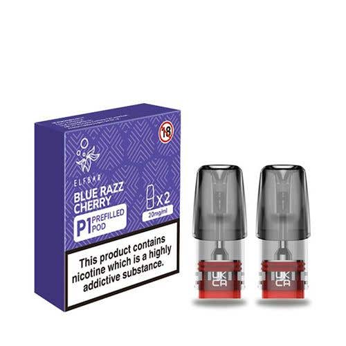 Elf Bar P1 Prefilled E-Liquid Pods - Blue Razz Cherry