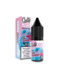 Salty Joe's Bar Refill Blue Sour Raspberry Nic Salt Vape Juice