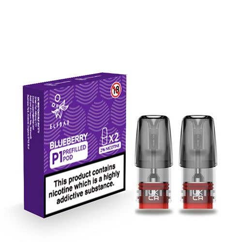 Elf Bar Mate P1 Pre-Filled E-Liquid Pods - Blueberry