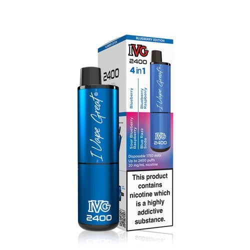 IVG 2400 Disposable Kit 2% - 4-in-1 Blueberry Edition