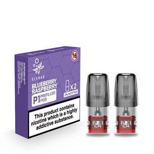 Elf Bar Mate P1 Pre-Filled E-Liquid Pods - Blueberry Raspberry