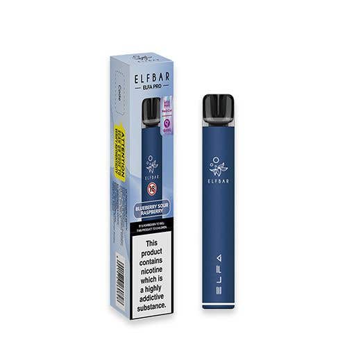 Elf Bar Elfa PRO Pod Kit - Navy Blue with Blueberry Sour Raspberry