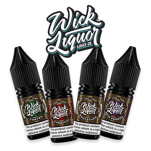 Wick Liquor Nic Salt E-Liquid - Category Button