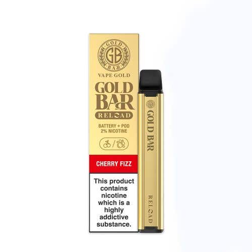 Vape Gold's Gold Bar Reload Prefilled Pod Vape Kit -  Cherry Fizz