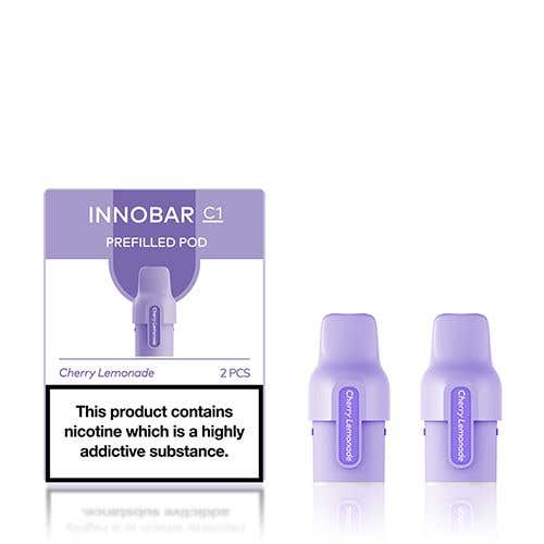 Innokin Innobar C1 Replacement Prefilled E-Liquid Pods - 2 Pack - Cherry Lemonade