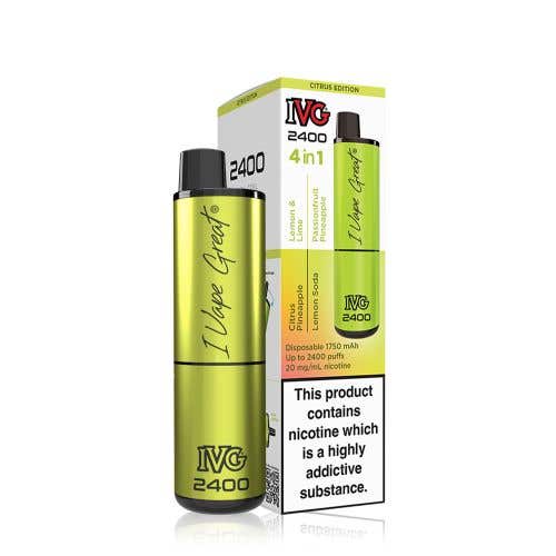 IVG 2400 Disposable Kit 2% - 4-in-1 Citrus Edition