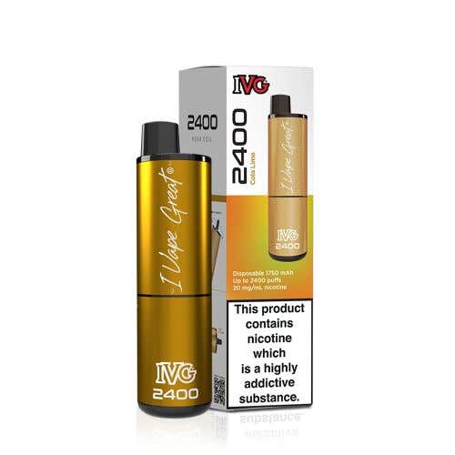 IVG 2400 Disposable Vape Kit - Cola Lime