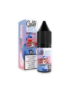 Salty Joe's Bar Refill Cranberry Cherry Blueberry Ice Nic Salt Vape Juice