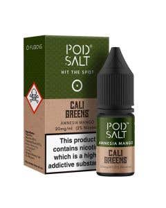 E-Liquid Pod Salt Fusions Cali Greens Amnesia Mango Nic Salt