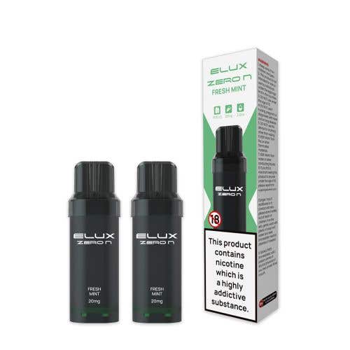 Elux Zero N Prefilled E-Liquid Pods - Fresh Mint