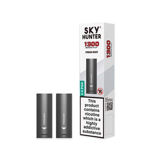 Sky Hunter Twist 2600 Prefilled Vape Pods - Fresh Mint