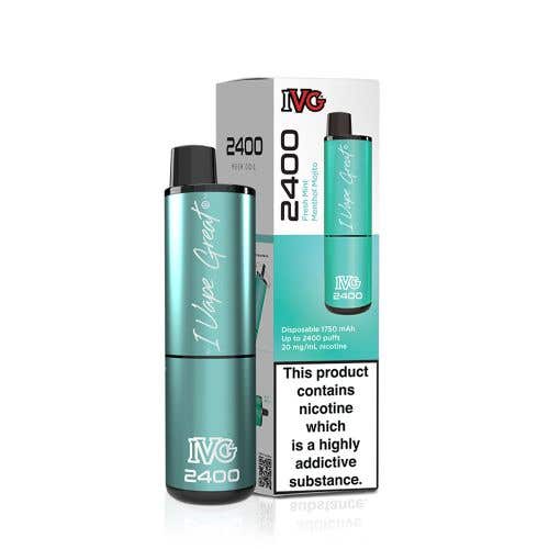 IVG 2400 Disposable Kit 2% - Fresh Mint Menthol Mojito