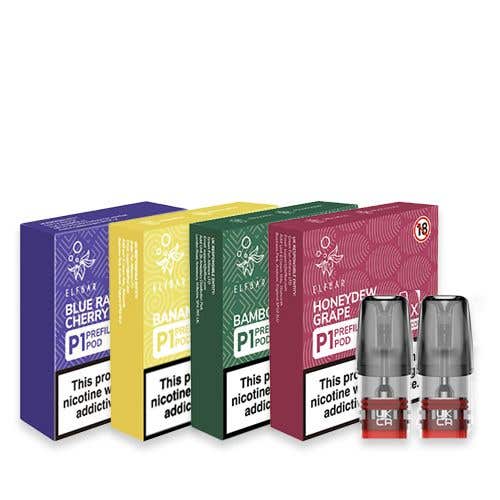 Pod Elf Bar P1 Mate 500 Pre-filled E-Liquid Pods - Group