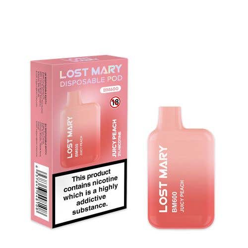 Lost Mary BM600 Disposable Kit - Juicy Peach - Peach Ice