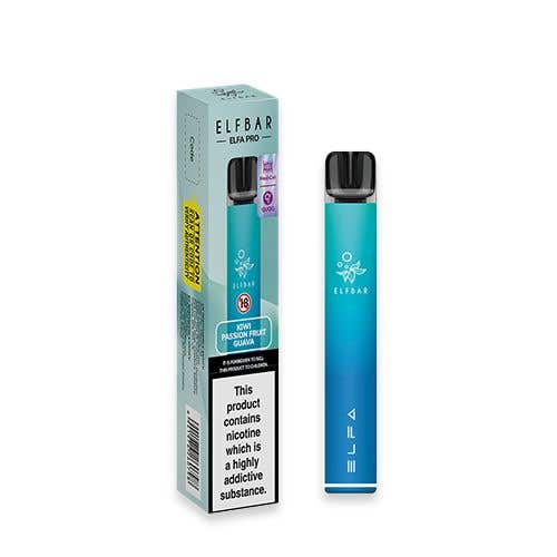 Elf Bar Elfa PRO Pod Kit - Blue with Kiwi Passion Fruit Guava