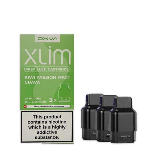 Oxva Xlim Prefilled E-Liquid Pod Cartridges - 20mg - Kiwi Passion Fruit Guava