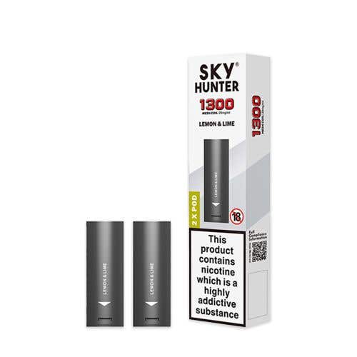 Sky Hunter Twist 2600 Prefilled Vape Pods - Lemon & Lime