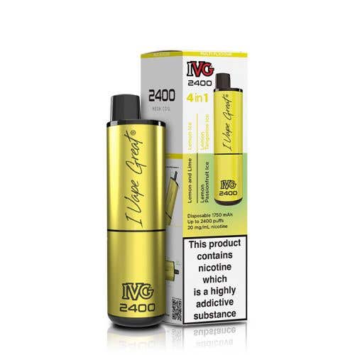 IVG 2400 Disposable Kit 2% - 4-in-1 Lemon Edition