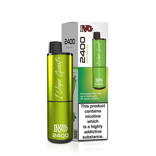 IVG 2400 Disposable Vape Kit - Lemon & Lime