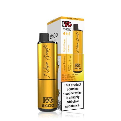 IVG 2400 Disposable Kit 2% - 4-in-1 Mango Edition