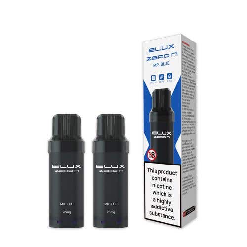 Elux Zero N Prefilled E-Liquid Pods - Mr Blue