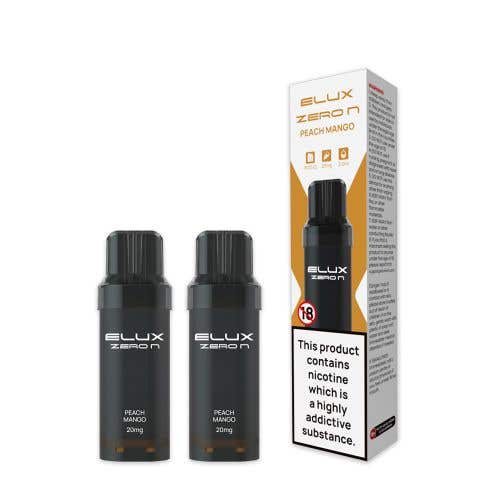 Elux Zero N Prefilled E-Liquid Pods - Peach Mango