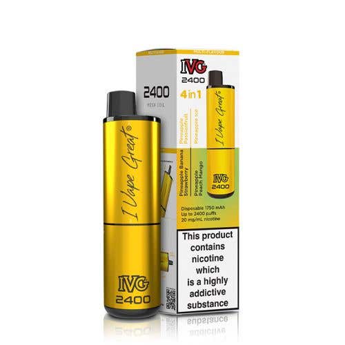 IVG 2400 Disposable Kit 2% - 4-in-1 Pineapple Edition