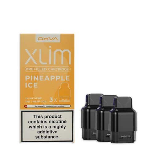 Oxva Xlim Prefilled E-Liquid Pod Cartridges - 20mg - Pineapple Ice