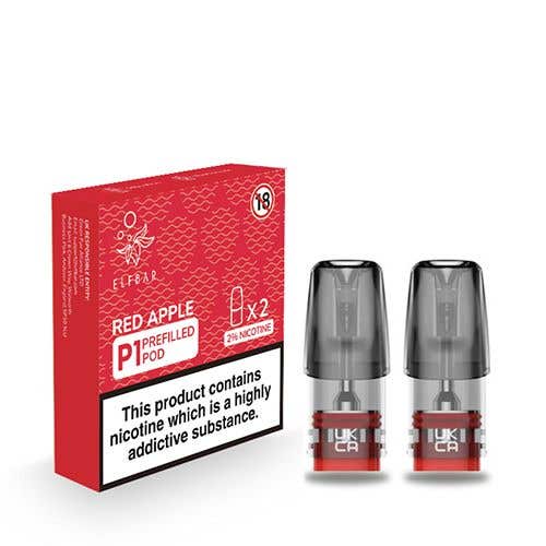 Elf Bar P1 Pre-filled Disposable Pods - Red Apple