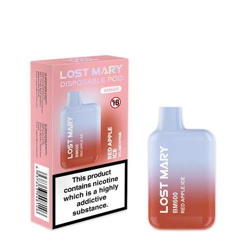 Lost Mary BM600 Disposable Kit - Red Apple Ice