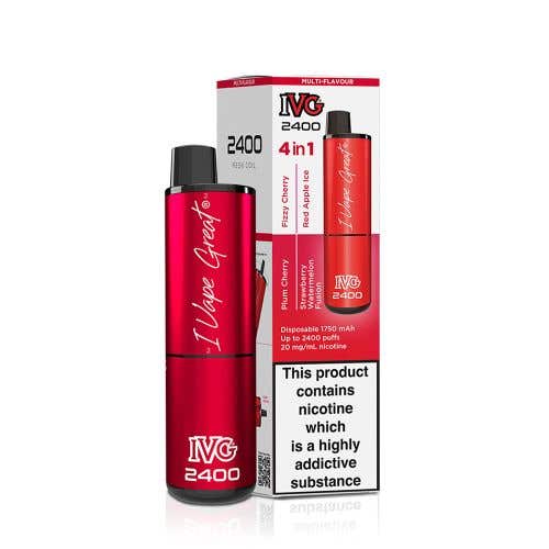 IVG 2400 Disposable Kit 2% - 4-in-1 Red Edition