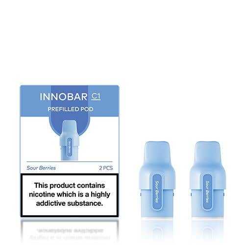 Innokin Innobar C1 Replacement Prefilled E-Liquid Pods - 2 Pack - Sour Berries