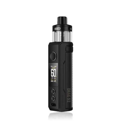 VooPoo Drag S2 Pod Vape Kit - Spray Black