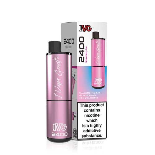 IVG 2400 Disposable Vape Kit - Strawberry Ice