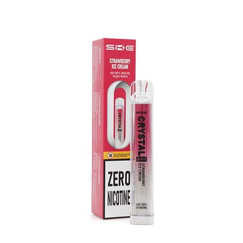 SKE Crystal Bar Disposable Kit - Strawberry Ice Cream - 0mg