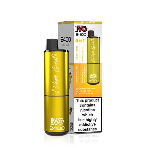 IVG 2400 Disposable Kit 2% - 4-in-1 Yellow Edition